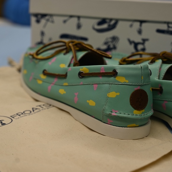 FROATS Bermuda Breeze Men's Boat Shoes NWT - Picture 3 of 5